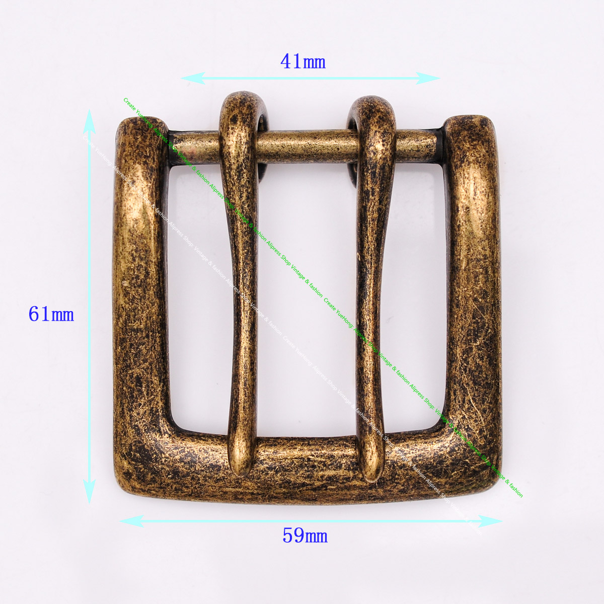 Antique Brass Hook - Mannen Antiek Messing Dubbele Pin Tong