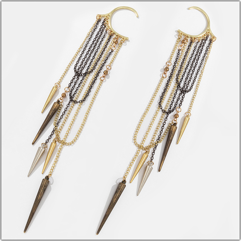 1 stuk Vintage Oorhaak Clip Oo - Antique Brass Hook recensie en prijs