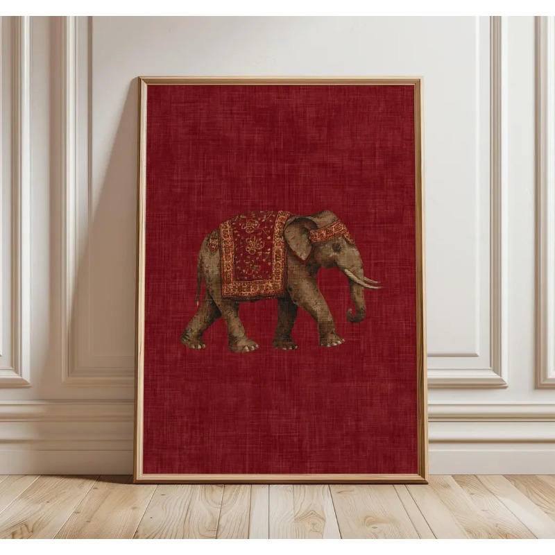 Indische Olifant Patroonprint, - Interior Design Usa recensie en prijs