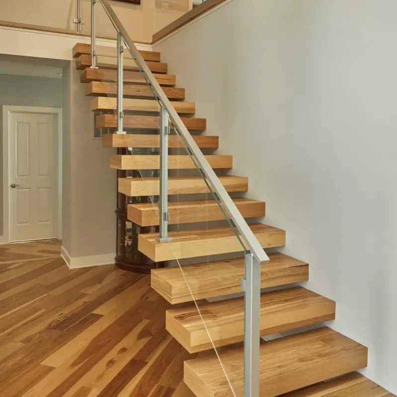 Op maat gemaakte zwevende trap - Interior Design Usa recensie en prijs