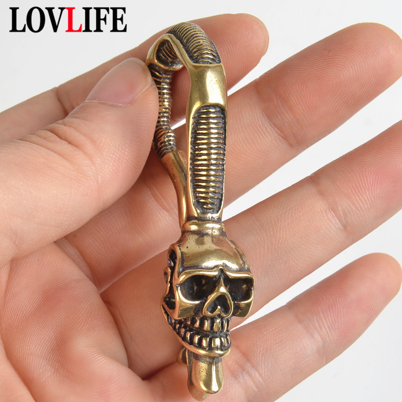Sleutelhanger van massief mess - Antique Brass Hook recensie en prijs